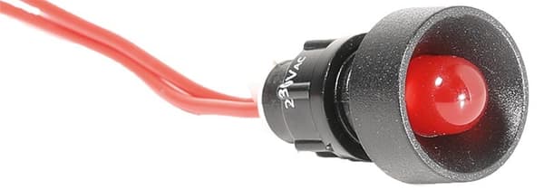 LED-signallampe D=10mm rød 230V AC LS LED 10 R 230AC