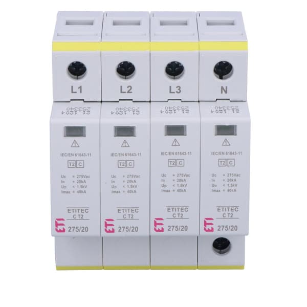 Overspændingsafleder T2 (C) ETITEC C T2 275/20 4+0