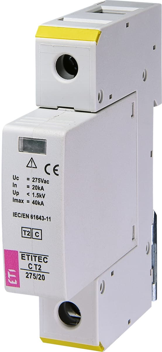 Ylijännitesuoja T2 (C) ETITEC C T2 275/20 1+0