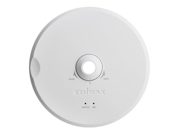 Edimax IC-6220DC - Nätverksövervakningskamera - färg (Dag&Natt) - 640 x 480 - fast lins - ljud - kabelanslutning - Wi-Fi - LAN 10/100 - MJPEG