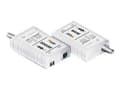 Miniatyrbild 1 av 5: AXIS T8640 Ethernet Over Coax Adaptor PoE+ - Medieomvandlare - 100Mb LAN - över Coax - 10Base-T, 100Base-TX - RJ-45 / BNC (paket om 2) - för AXIS C14