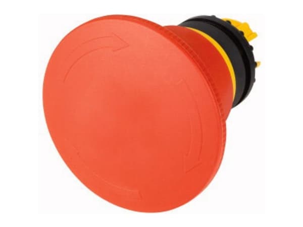 Eaton M22-PVT45P, Tryckknappsbrytare, Kabel, Svart, Röd, Gul, IP66, IP67, IP69K, UL, CSA, 45 mm