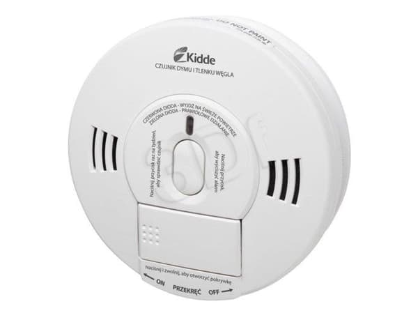 Kidde KID-10SCO, Karbonmonoksid detektor, Trådløs, Hvit, Hjem, Kontor, Batteri, 9 V