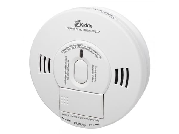 Kidde KID-10SCO, Karbonmonoksid detektor, Trådløs, Hvit, Hjem, Kontor, Batteri, 9 V