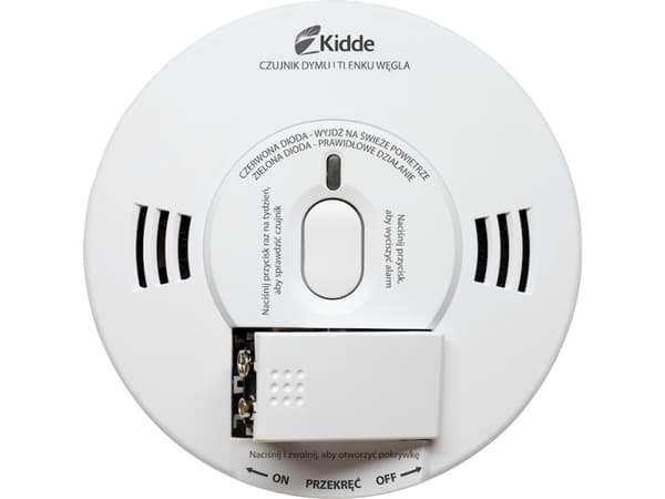 Kidde KID-10SCO, Karbonmonoksid detektor, Trådløs, Hvit, Hjem, Kontor, Batteri, 9 V