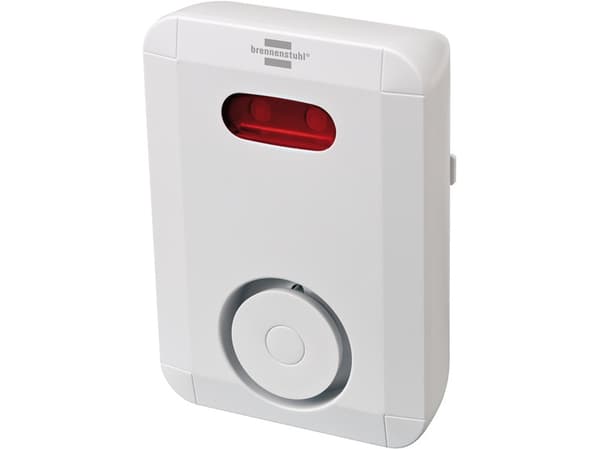 Brennenstuhl 1294200, Wireless siren, 868.3 MHz, 100 dB, IP44, Hvit, Alkalinsk