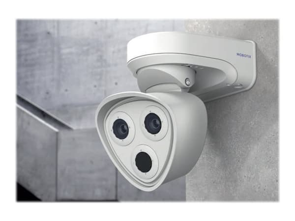 MOBOTIX Mx-M73A-RJ45 - Nätverksövervakningskamera - utomhusbruk, inomhusbruk - väderbeständig - färg - 3840 x 2160 - GbE - MJPEG, H.264, MxPEG, H.265