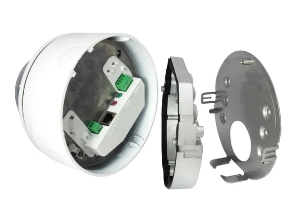 LevelOne FCS-4203 - Nätverksövervakningskamera - kupol - utomhusbruk, inomhusbruk - vandalsäker/vädersäker - färg - 2 MP - 1920 x 1080 - motoriserad Vit