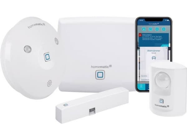 Homematic IP HMIP-SK7, Kabel & Trådlös, 280 m, 868 MHz, Vit, Knappar, 325 mm