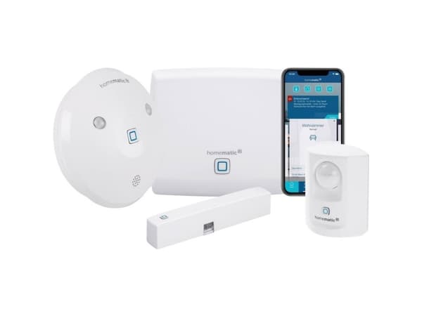 Homematic IP HMIP-SK7, Kabel & Trådlös, 280 m, 868 MHz, Vit, Knappar, 325 mm