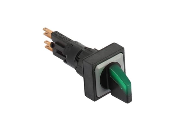 Eaton Q25LWK3-GN, IP65, Sort, Grønn, Sølv, IEC/EN 60947-5; UL 508; CSA-C22.2 No. 14-05; CE, 24 V, 25 mm, 25 mm