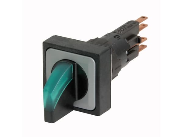 Eaton Q25LWK3-GN, IP65, Sort, Grønn, Sølv, IEC/EN 60947-5; UL 508; CSA-C22.2 No. 14-05; CE, 24 V, 25 mm, 25 mm