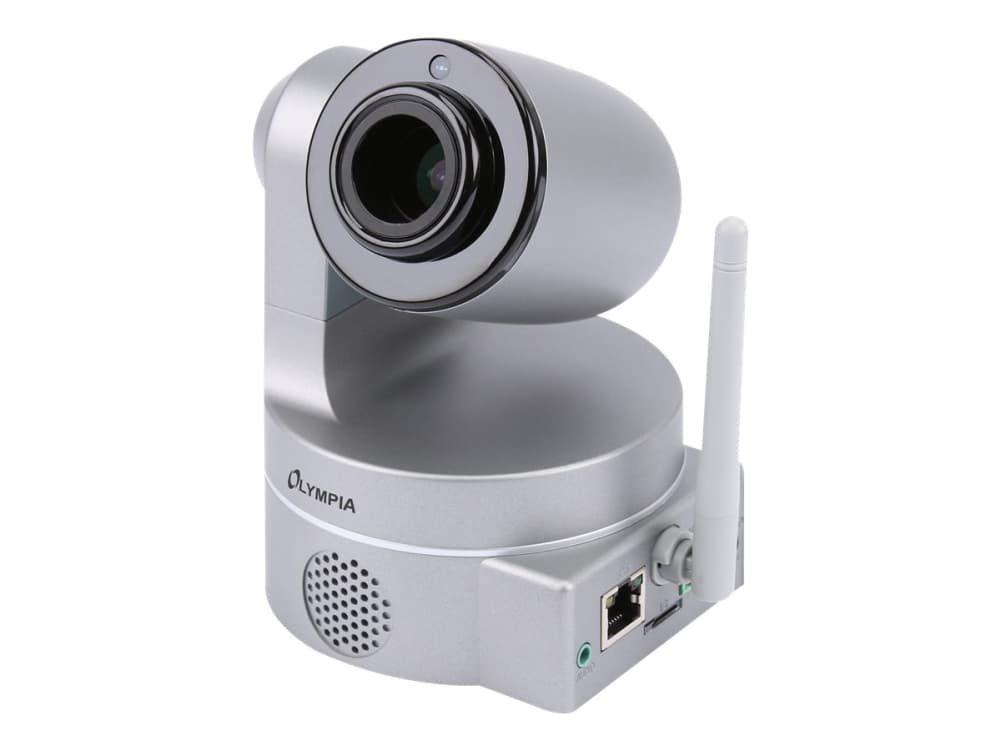 OLYMPIA IC 1285 Z - Nettverksovervåkingskamera - PTZ - farge (Dag og natt) - 1280 x 720 - lyd - trådløs - Wi-Fi - LAN 10/100, 868MHz radio - H.264