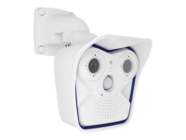 MOBOTIX AllroundDual Mx-M16B-6D6N041 - Nätverksövervakningskamera - utomhusbruk, inomhusbruk - väderbeständig - färg - 2 x 6 MP - 6144 x 2048 - fast Vit