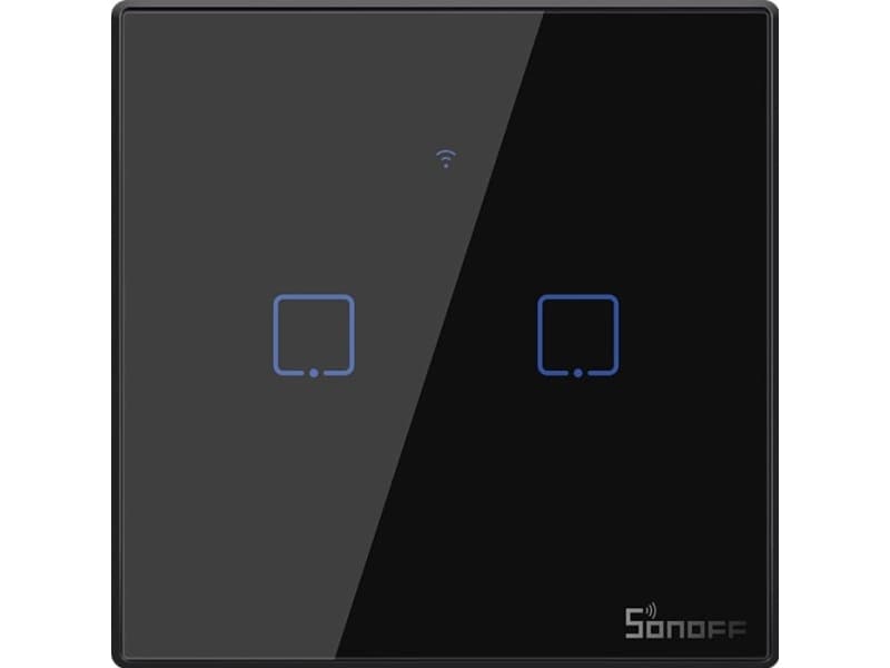 Smart Switch Wifi + Rf 433 Sonoff T3 Eu Tx 2 Channel