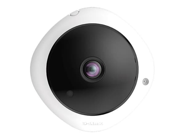 D-Link Vigilance DCS-4625 - Nätverksövervakning/panoramisk kamera - kupol - inomhusbruk - färg (Dag&Natt) - 5 MP - 2560 x 1920 - ljud - LAN 10/100 -