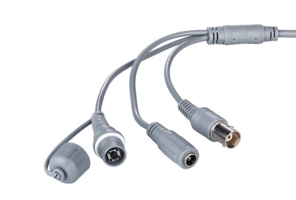 ABUS HDCC45500, Overvåkningskamera, Inne & Ute, Tak, Sort, Hvit, Boks, Metall