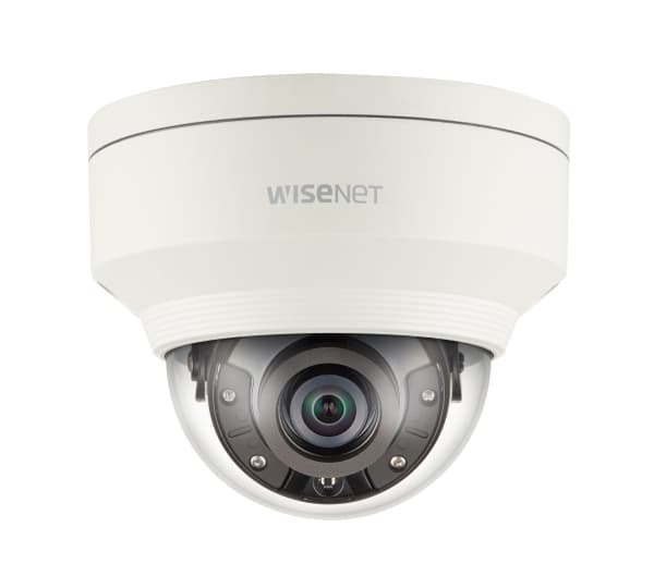 Hanwha Techwin WiseNet X XNV-8020R - Nätverksövervakningskamera - kupol - utomhusbruk - dammtät/vattentät/stöldsäker - färg (Dag&Natt) - 6 MP - 2560 Elfenben