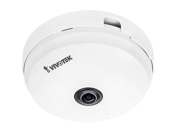 Vivotek C Series FE9180-H - Nettverksovervåkingskamera - kuppel - farge - 5 MP - 1920 x 1920 - fastfokal - lyd - LAN 10/100 - MJPEG, H.264, H.265 - P