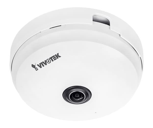 Vivotek C Series FE9180-H - Nettverksovervåkingskamera - kuppel - farge - 5 MP - 1920 x 1920 - fastfokal - lyd - LAN 10/100 - MJPEG, H.264, H.265 - P