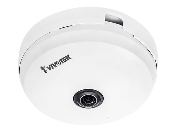 Vivotek C Series FE9180-H - Nettverksovervåkingskamera - kuppel - farge - 5 MP - 1920 x 1920 - fastfokal - lyd - LAN 10/100 - MJPEG, H.264, H.265 - P