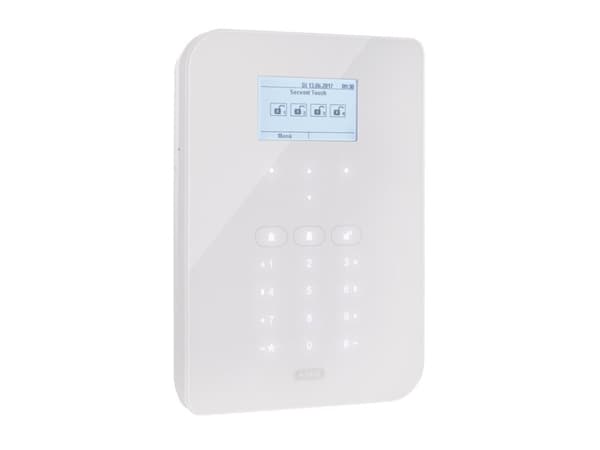 ABUS FUAA50500, Hvit, Berøringskontroll, E-mail, Dansk, Tysk, Nederlandsk, Engelsk, Fransk, Italiensk, 100 m, 868.6625 MHz