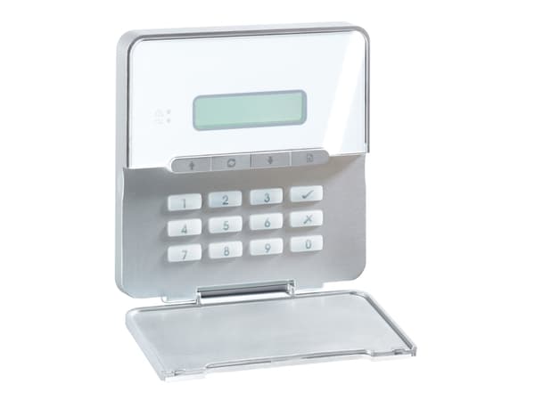 ABUS AZ4200, Telefonlinje, -10 - 40 °C, Metallisk, Hvit, Knapper, LCD, Akrylonitril-butadien-styren (ABS), Metall