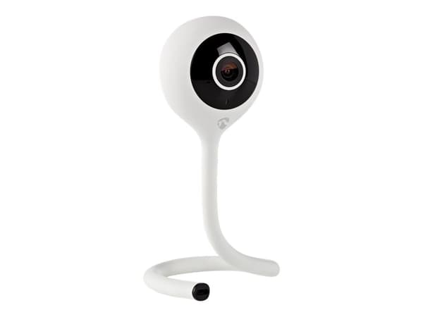 Nedis WIFICI11CWT - Nettverksovervåkingskamera - innendørs - farge (Dag og natt) - 2 MP - 1080p - fastfokal - lyd - trådløs - Wi-Fi - DC 5 V