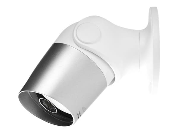 Nedis WIFICO11CWT - Nätverksövervakningskamera - utomhusbruk - vattenfast - färg (Dag&Natt) - 2 MP - 1080p - fast lins - ljud - trådlös - Wi-Fi - DC