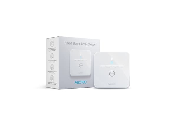 Aeotec Smart Boost Timer Switch - Tidur - trådlös - Z-Wave Plus - 868.4 MHz, 869.85 MHz