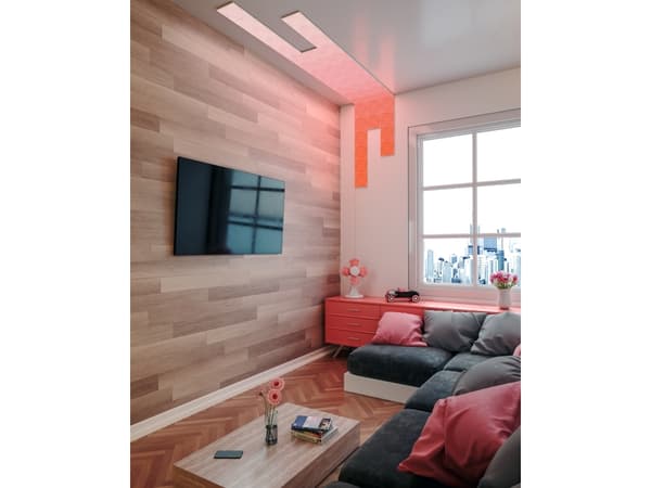 Nanoleaf NL34-0001, Montering Sett, Hvit, Nanoleaf, Canvas (NL29), 25 stykker, Boks