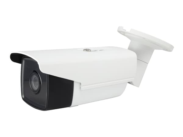 LevelOne FCS-5092 - Nätverksövervakningskamera - utomhusbruk - väderbeständig - färg (Dag&Natt) - 5 MP - 2560 x 1656 - fast lins - LAN 10/100 - AVI, Vit