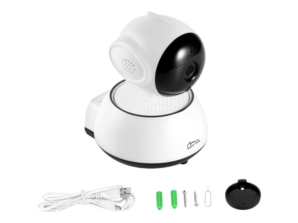 Media-Tech SMART CLOUD SECURECAM MT4100 - Nettverksovervåkingskamera - panorering / tipping - farge (Dag og natt) - 1280 x 720 - 720p - fastfokal - l