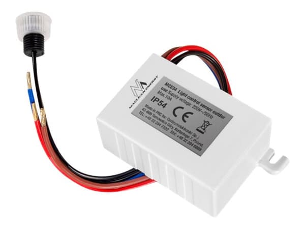 Skuggsensor med extern sond 2300W Maclean Energy MCE34 (AWZ) Elektrisk anordning som är utformad för att automatisera av- och påslagning av elektrisk