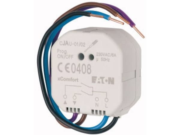Eaton CJAU-01/02, Vit, 230 V, 6 A