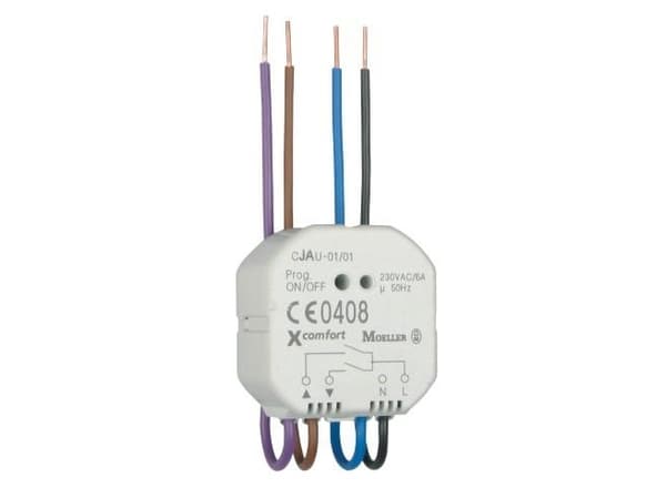 Eaton CJAU-01/02, Vit, 230 V, 6 A