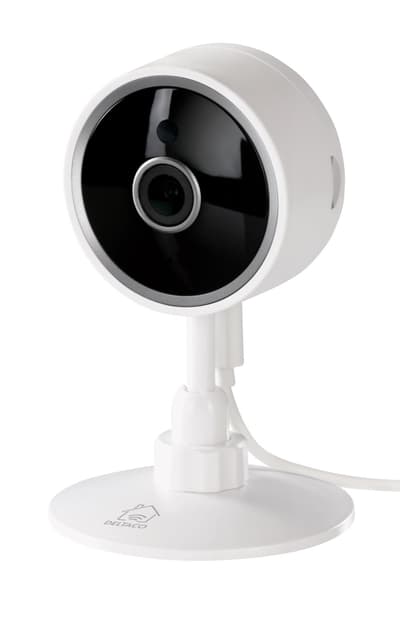 Deltaco SH-IPC02 Smart Home Indoor Smart IP Camera, 2.4GHz, 1080p, White