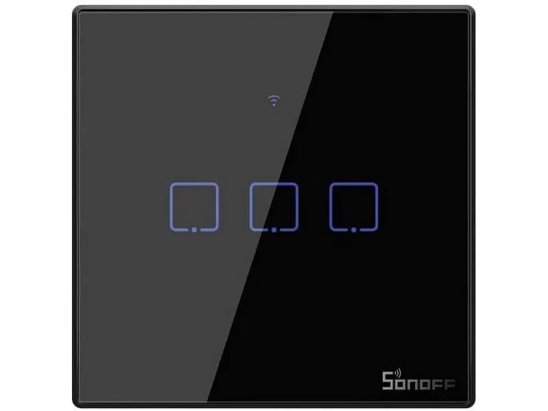 Smart Home Sonoff Three Channel Touch Suede Smart Switch