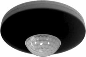 F&F Liiketunnistin 360 astetta 230V AC infrapuna musta (DR-06 B)