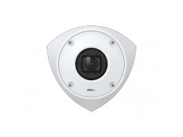 AXIS Q9216-SLV White - Nätverksövervakningskamera - kupol - ligaturbeständig - färg (Dag&Natt) - 4 MP - 2304 x 1728 - 720p, 1080p - M12-montering - f