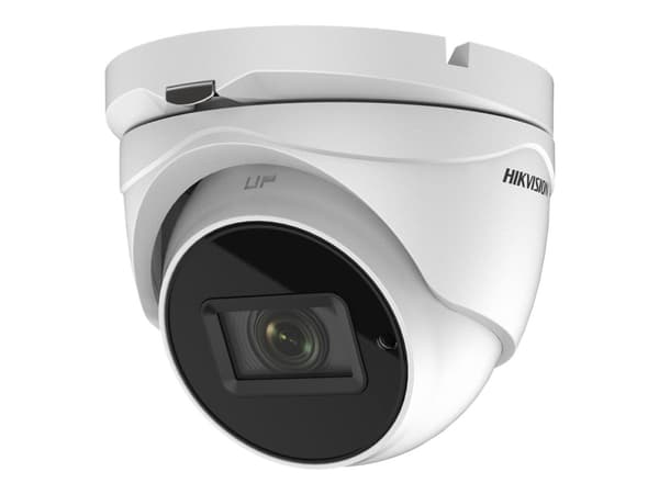 Hikvision 5 MP Ultra-Low Light Camera DS-2CE79H8T-AIT3ZF - Övervakningskamera - kupol - utomhusbruk - dammtät/vattentät - färg (Dag&Natt) - 5 MP - f1 Svart, Vit