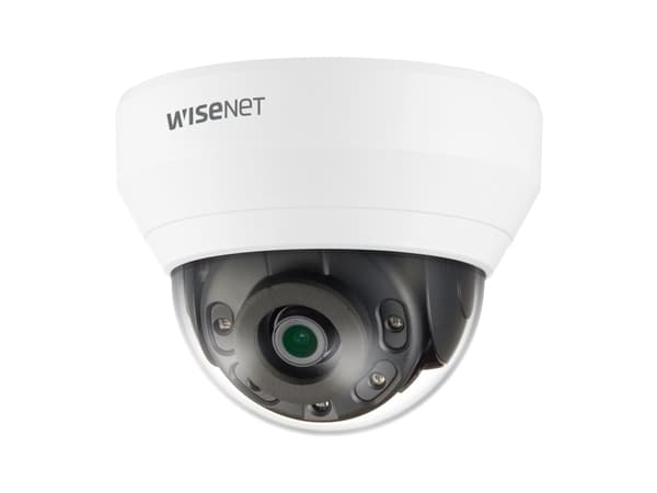 Hanwha Vision WiseNet Q QND-6012R - Nettverksovervåkingskamera - kuppel - farge (Dag og natt) - 2 MP - 1920 x 1080 - 1080p - fastfokal - lyd - sammen