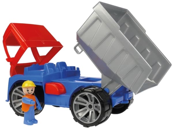 Lena TRUXX 04400, Truck, Dump truck, 2 år, Plast, Sort, Blå, Grå, Rød
