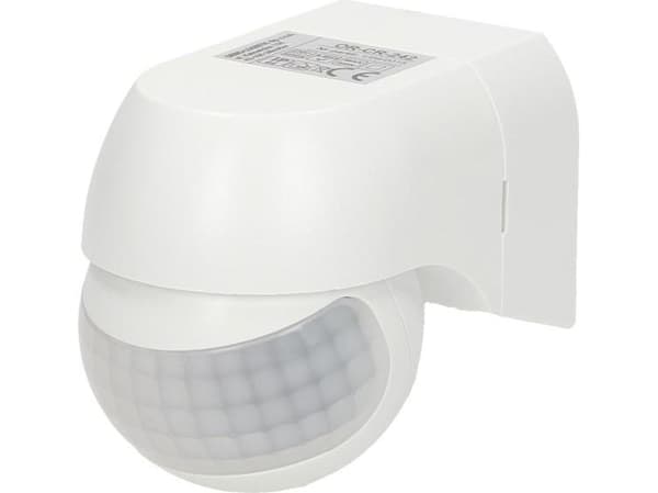 Orno PIR 180° liiketunnistin IP44 800W mini valkoinen (OR-CR-242)