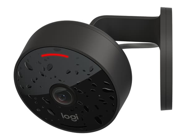 Logitech Circle View - Nettverksovervåkingskamera - utendørs, innendørs - værbestandig - farge (Dag og natt) - 1920 x 1080 - 1080p - lyd - trådløs -