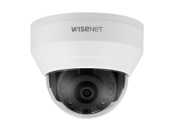 Hanwha Vision WiseNet Q QND-8020R - Nettverksovervåkingskamera - kuppel - farge (Dag og natt) - 5 MP - 2592 x 1944 - fastfokal - sammensatt - LAN 10/