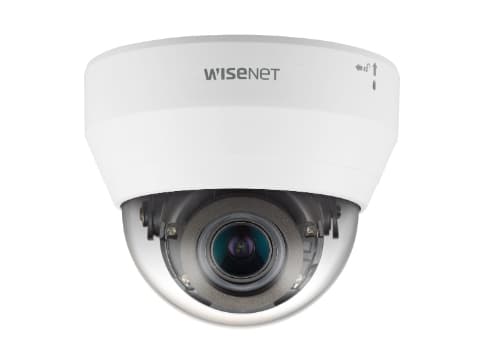 Hanwha Vision WiseNet Q QND-6082R - Nätverksövervakningskamera - kupol - färg (Dag&Natt) - 2 MP - 1920 x 1080 - 1080p - motoriserad - ljud - komposit