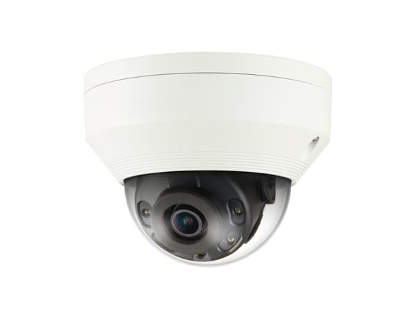 Hanwha Vision WiseNet Q QNV-6012R - Nettverksovervåkingskamera - kuppel - farge (Dag og natt) - 2 MP - 1920 x 1080 - 1080p - fastfokal - lyd - sammen