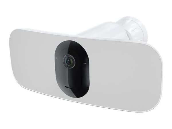 Arlo Pro 3 Floodlight Camera - Nettverksovervåkingskamera - utendørs, innendørs - værbestandig - farge (Dag og natt) - 4 MP - 2560 x 1440 - lyd - trå Hvit