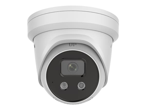 Hikvision AcuSense 4 MP IR Fixed Turret Network Camera DS-2CD2346G2-ISU/SL - Nettverksovervåkingskamera - kuppel - støvbestandig / vannbestandig - fa